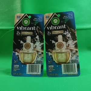 Air Wick Plug In Refills Deep Blue Sea Beach Wood 2 Bulbs NEW Bundles